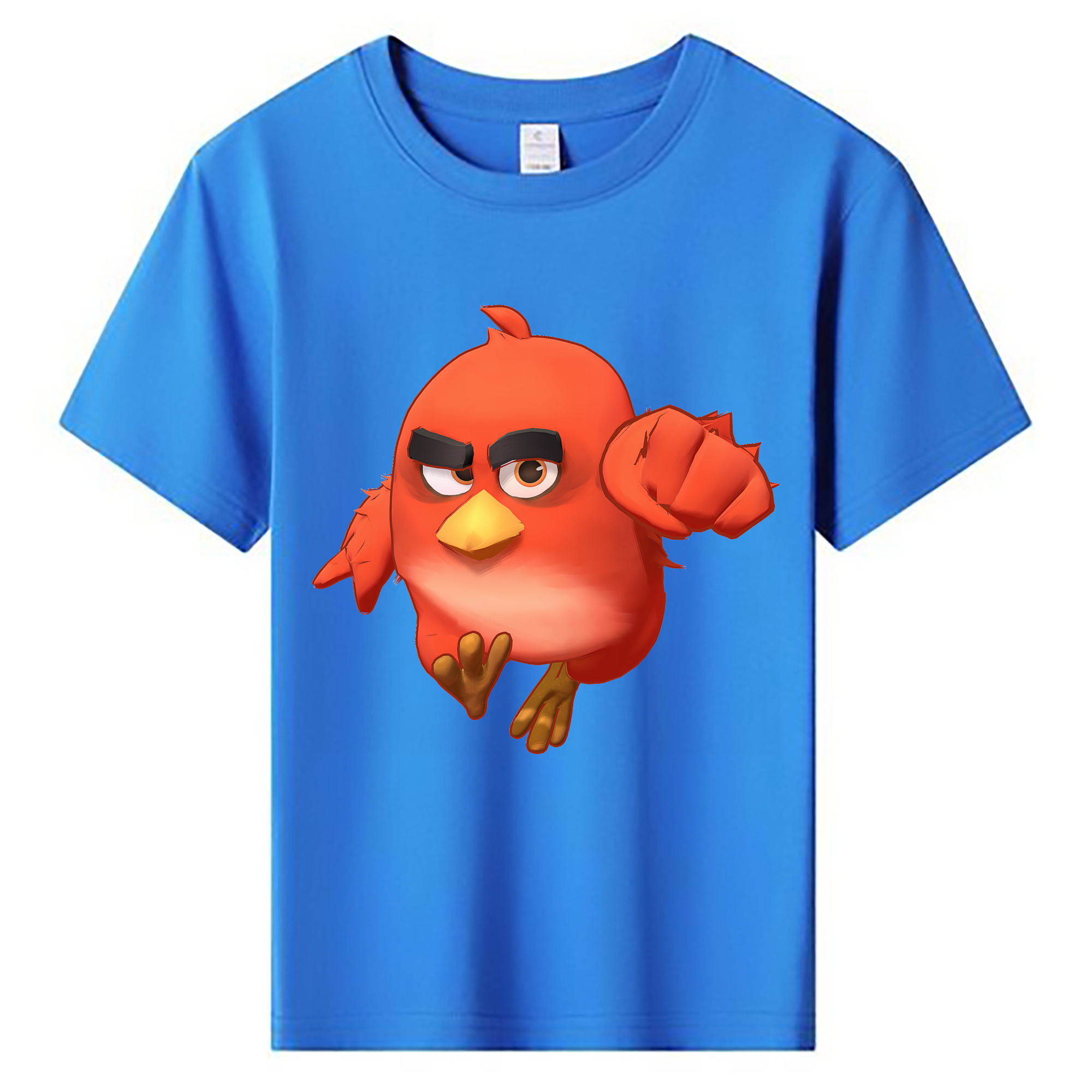 （画像用） Angry Birds アングリーバード 綿100％キッズTシャツ（フロントプリント）